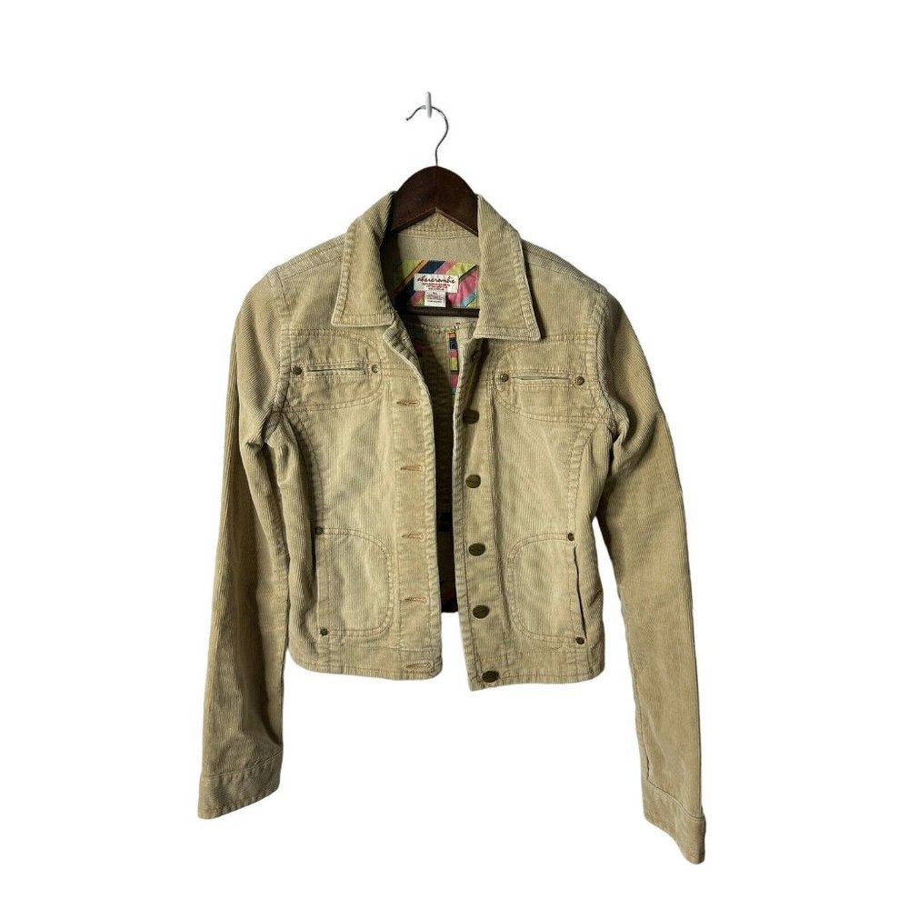 Vtg‎ Abercrombie kids XL corduroy jacket youth y2k vintage girls